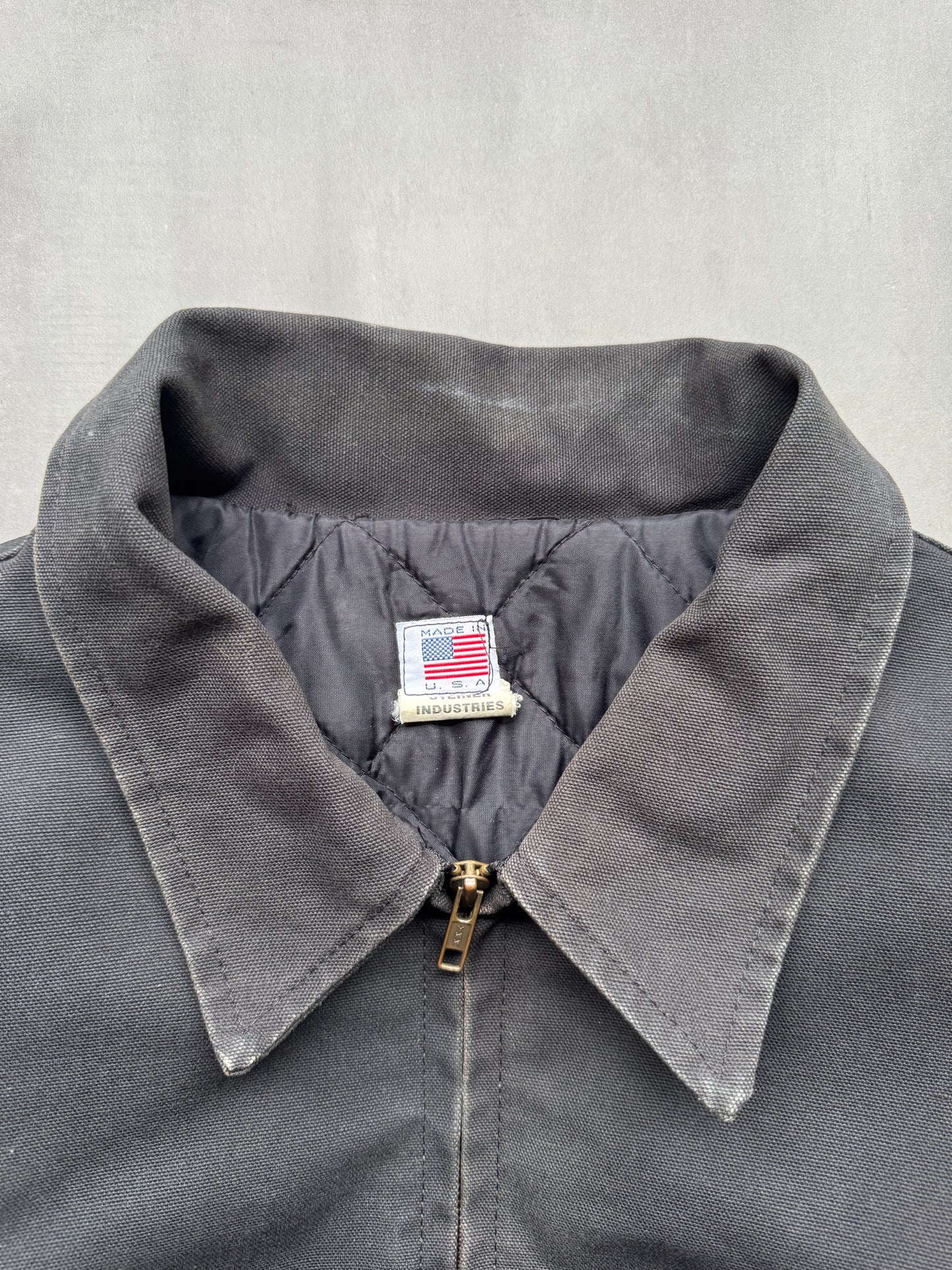 VINTAGE STEINER INDUSTRIES GREY CHORE JACKET - XL