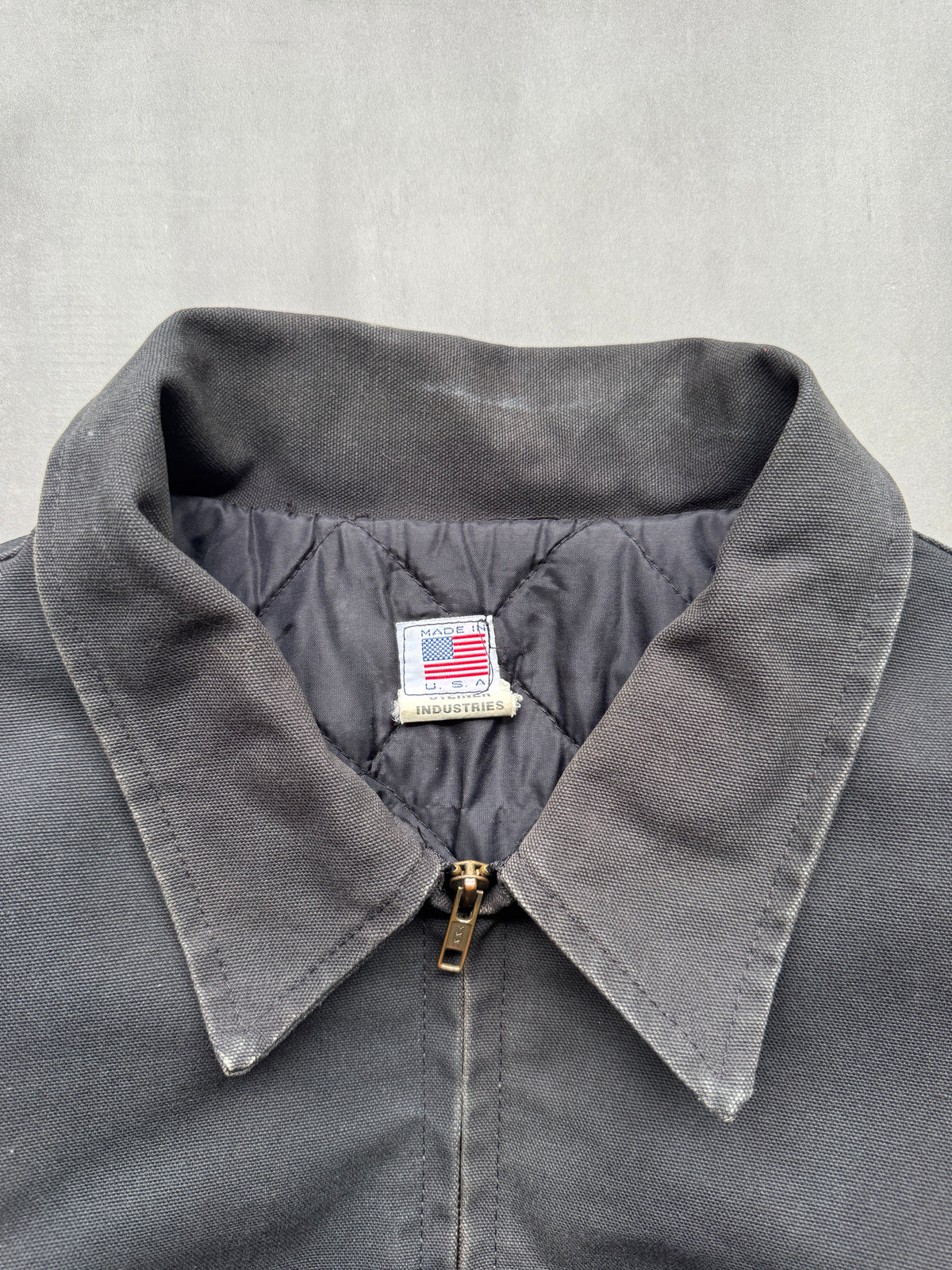 VINTAGE STEINER INDUSTRIES GREY CHORE JACKET - XL