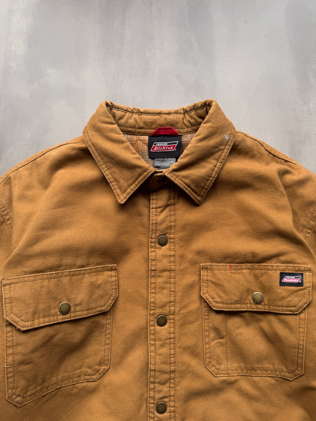 VINTAGE DICKIES TAN WORK JACKET - L