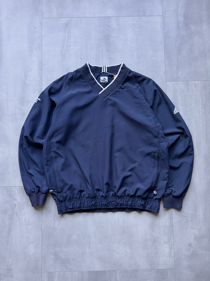 VINTAGE ADIDAS NAVY WINDBREAKER - M