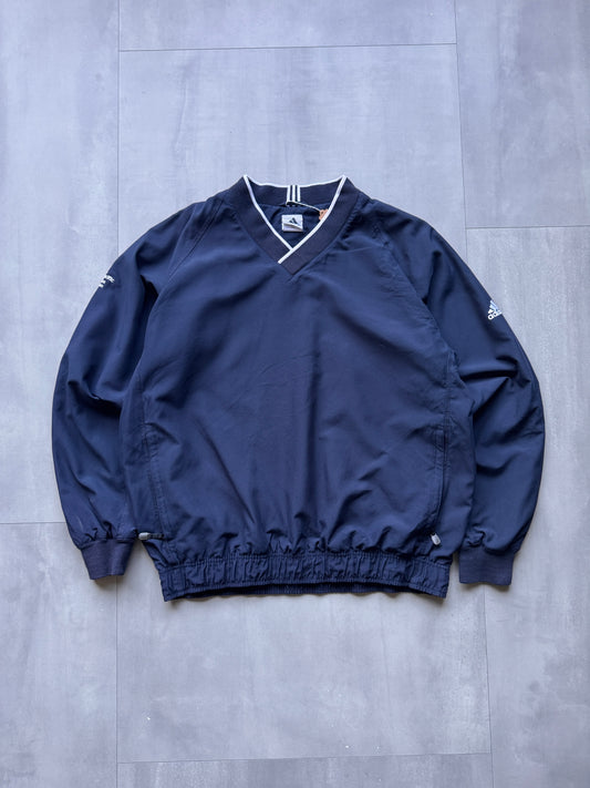 VINTAGE ADIDAS NAVY WINDBREAKER - M