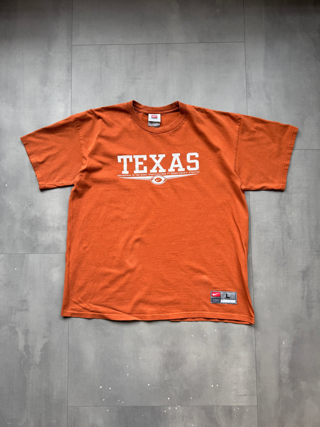 VINTAGE NIKE TEXAS LONGHORNS ORANGE TEE - L