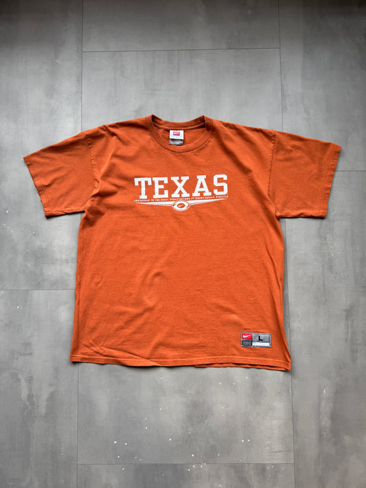 VINTAGE NIKE TEXAS LONGHORNS ORANGE TEE - L