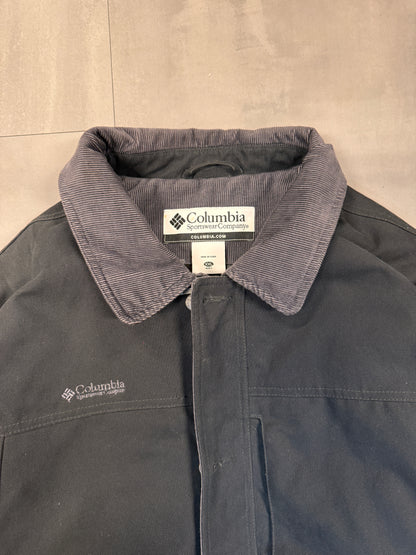 COLUMBIA DARK GREY LINED WORKWEAR JACKET - XXLARGE