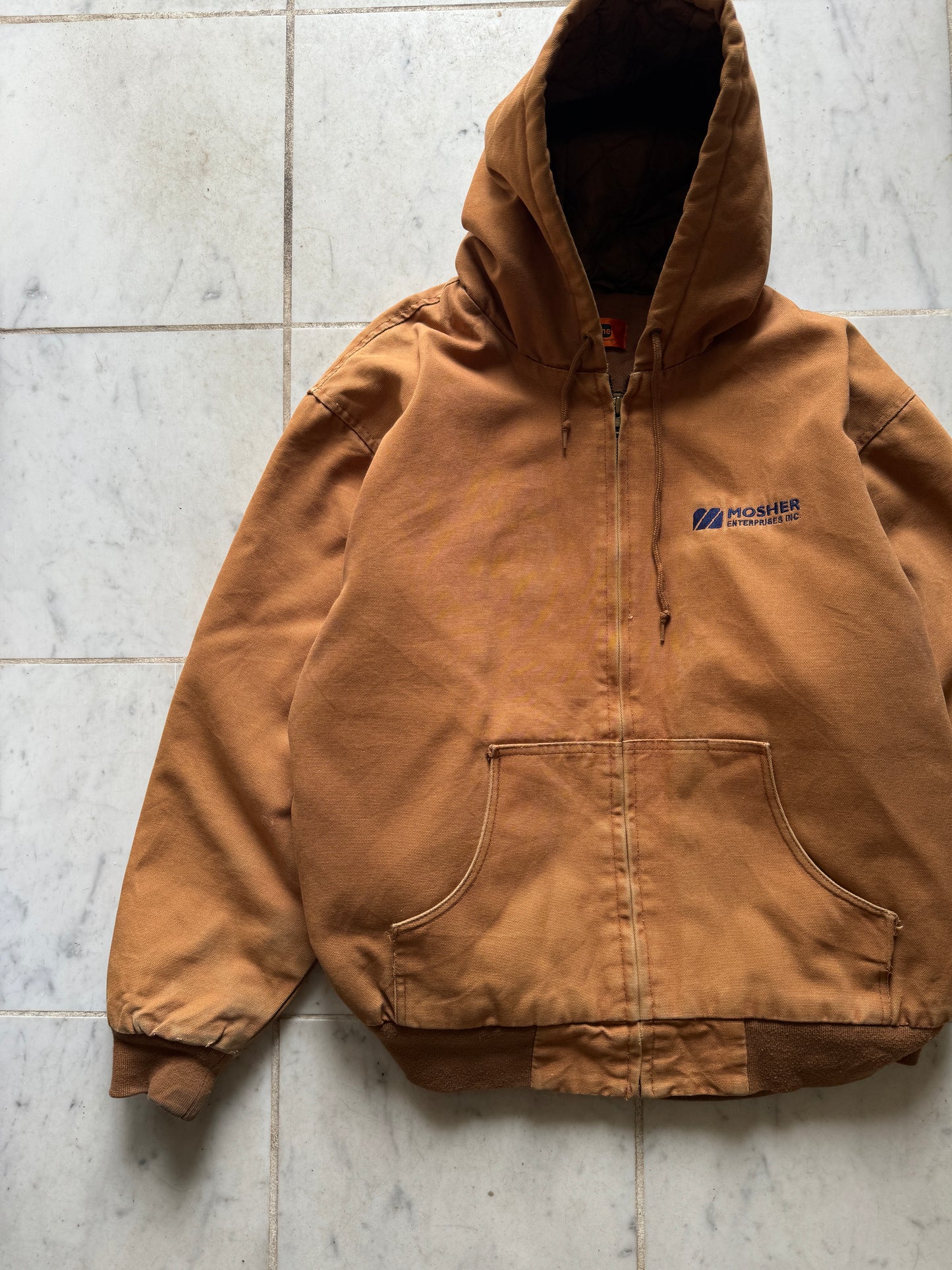 CORNERSTONE BY PORT AUTHORITY BROWN ACTIVE JACKET - XLARGE