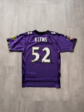 VINTAGE REEBOK NFL BALTIMORE RAVENS 'RAY LEWIS' JERSEY - XS
