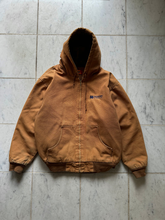 CORNERSTONE BY PORT AUTHORITY BROWN ACTIVE JACKET - XLARGE