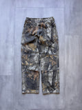 VINTAGE WRANGLER REALTREE FADED CAMO DOUBLE KNEES PANTS - L26