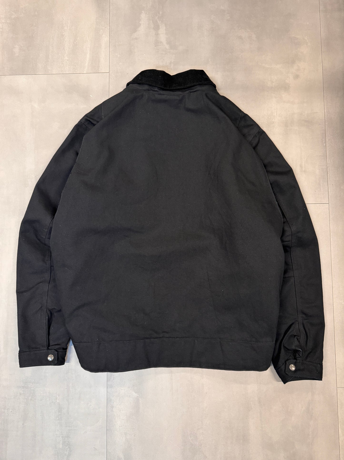 CARHARTT BLACK DETROIT JACKET - XXLARGE