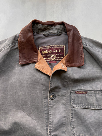 VINTAGE MARLBORO CLASSICS GREY JACKET - L
