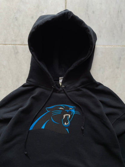 NFL CAROLINA PANTHERS BLACK HOODIE - LARGE