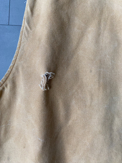 VINTAGE WALLS BLIZZARD PRUF TAN WORKWEAR GILET - XXL