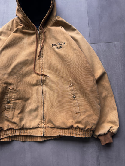 VINTAGE TOM PAULY SEED TAN ACTIVE JACKET - XLARGE