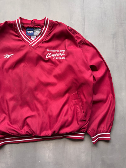 VINTAGE REEBOK COYOTES MAROON WINDBREAKER - XXL
