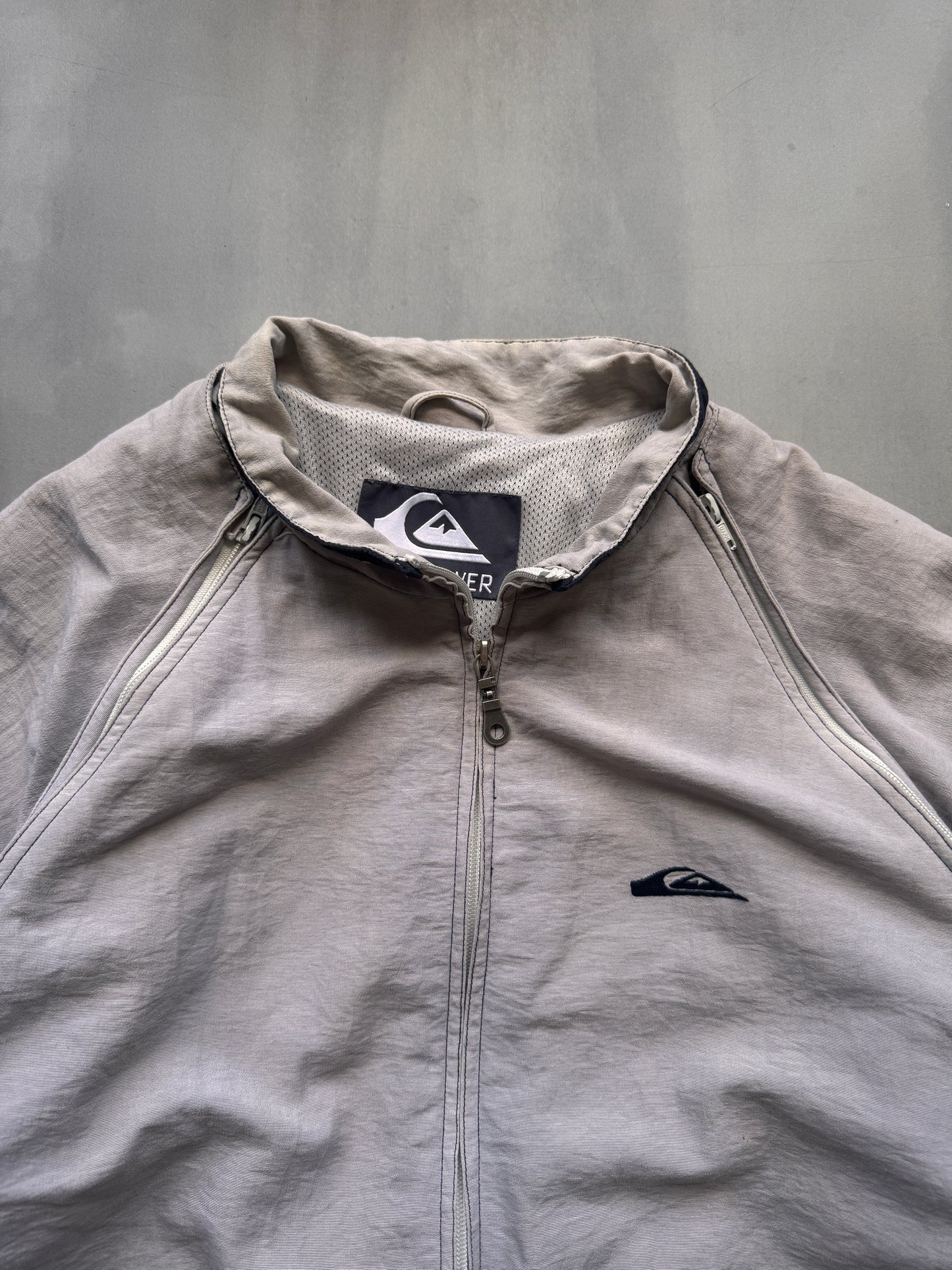 VINTAGE QUICKSILVER GREY JACKET - L