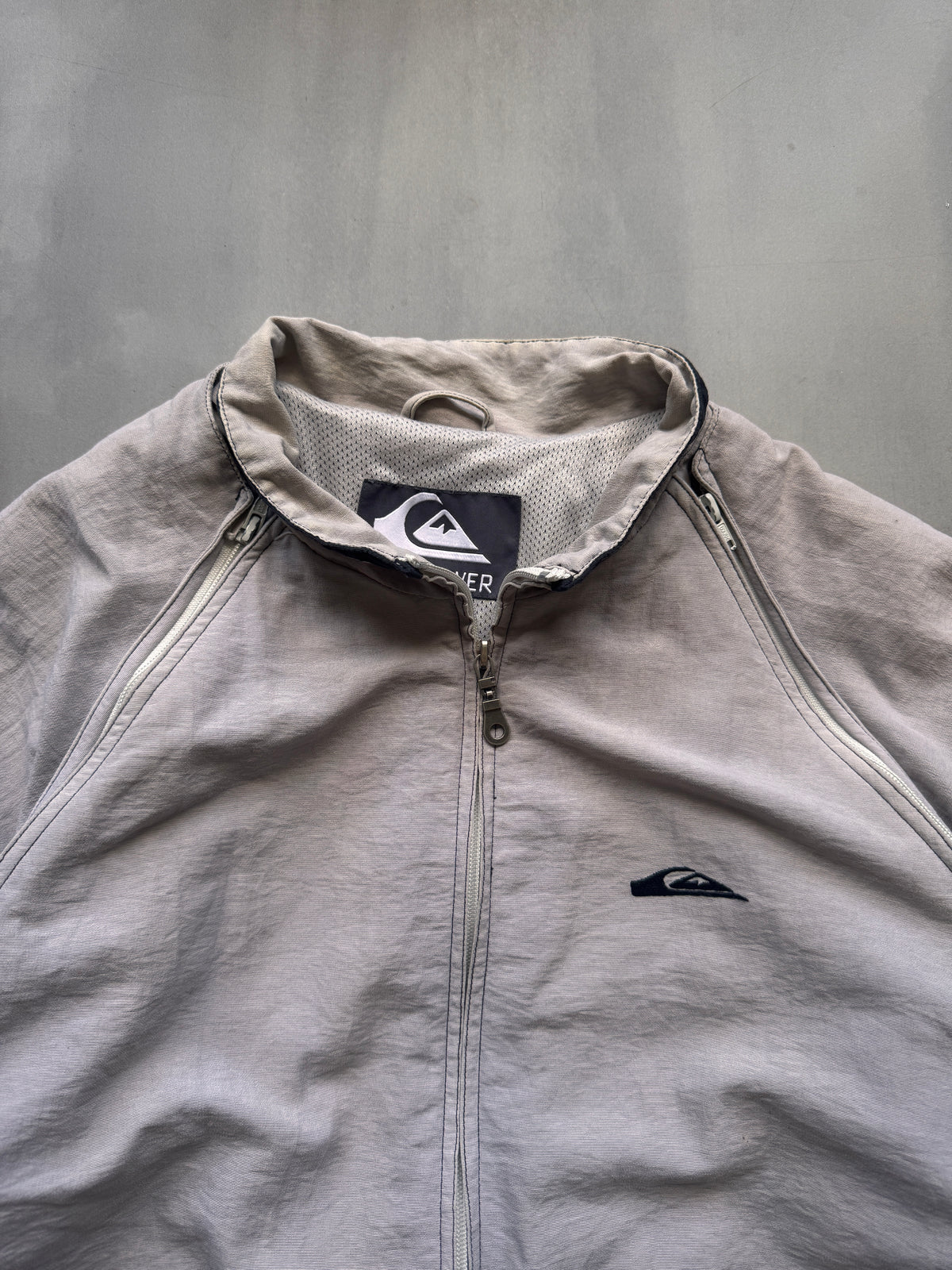 VINTAGE QUICKSILVER GREY JACKET - L