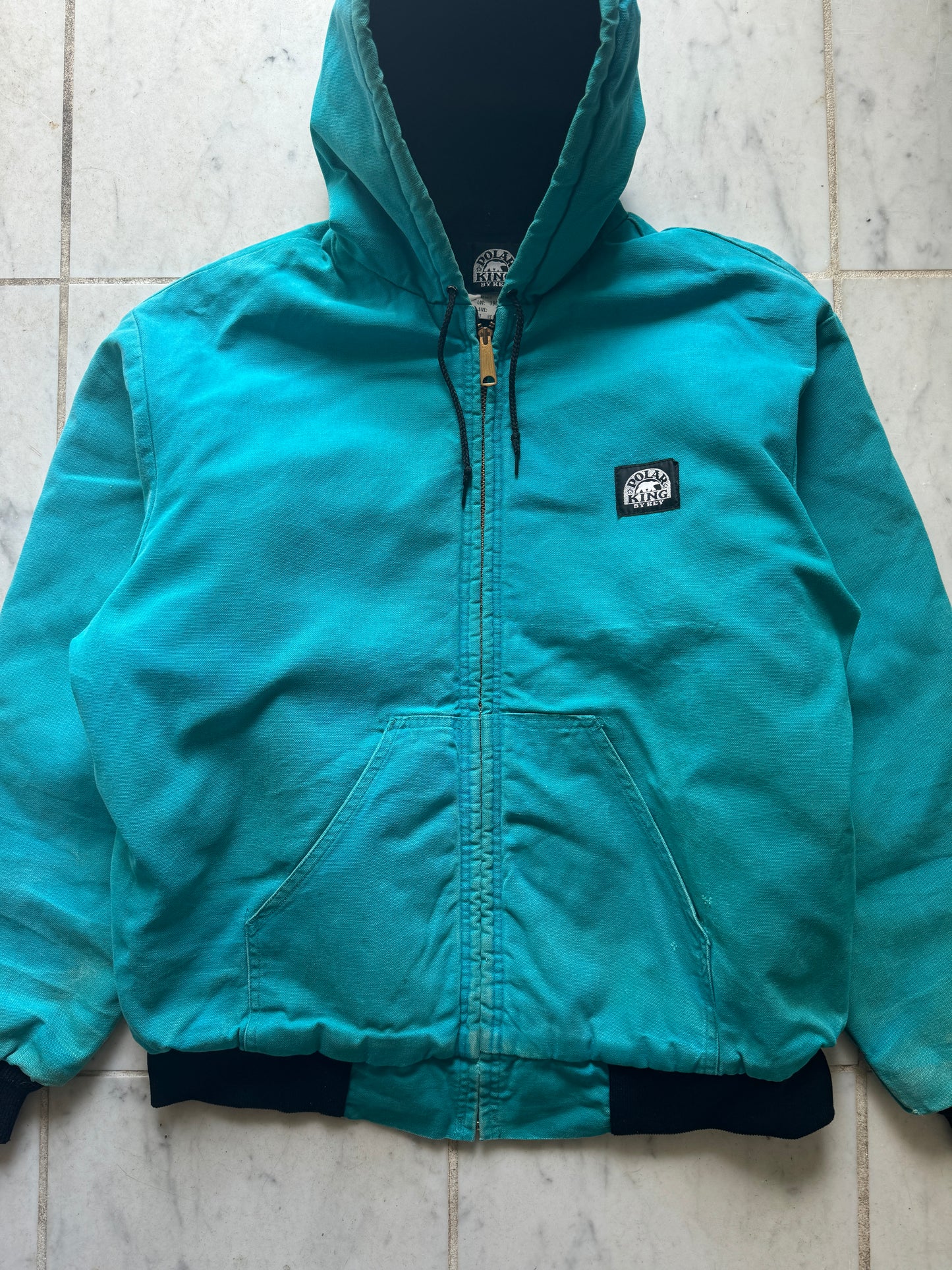 POLAR KING BY KEYS TURQUOISE ACTIVE JACKET - LARGE