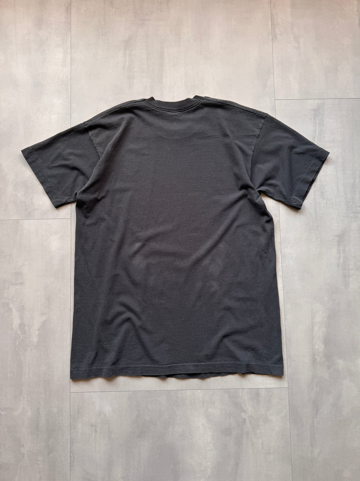 VINTAGE YMCA BLACK TEE - XL