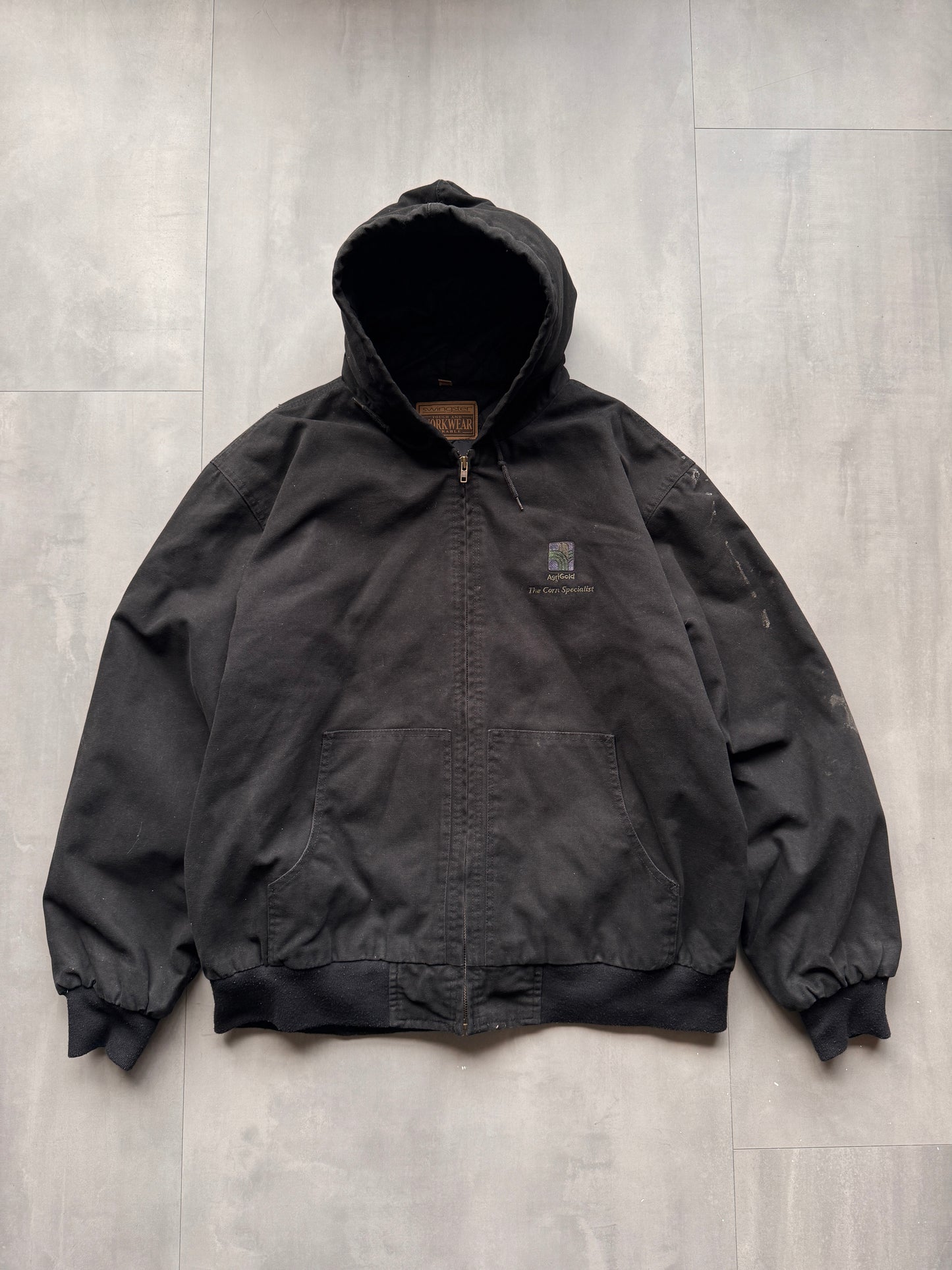 VINTAGE AGRIGOLD BLACK ACTIVE JACKET - XXL