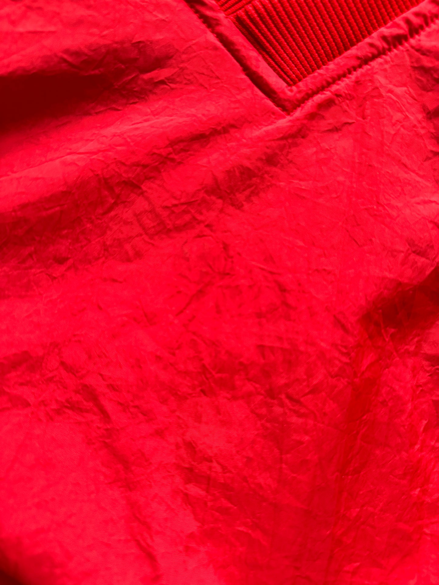 VINTAGE STARTER WISCONSIN BADGERS RED WINDBREAKER - XXL