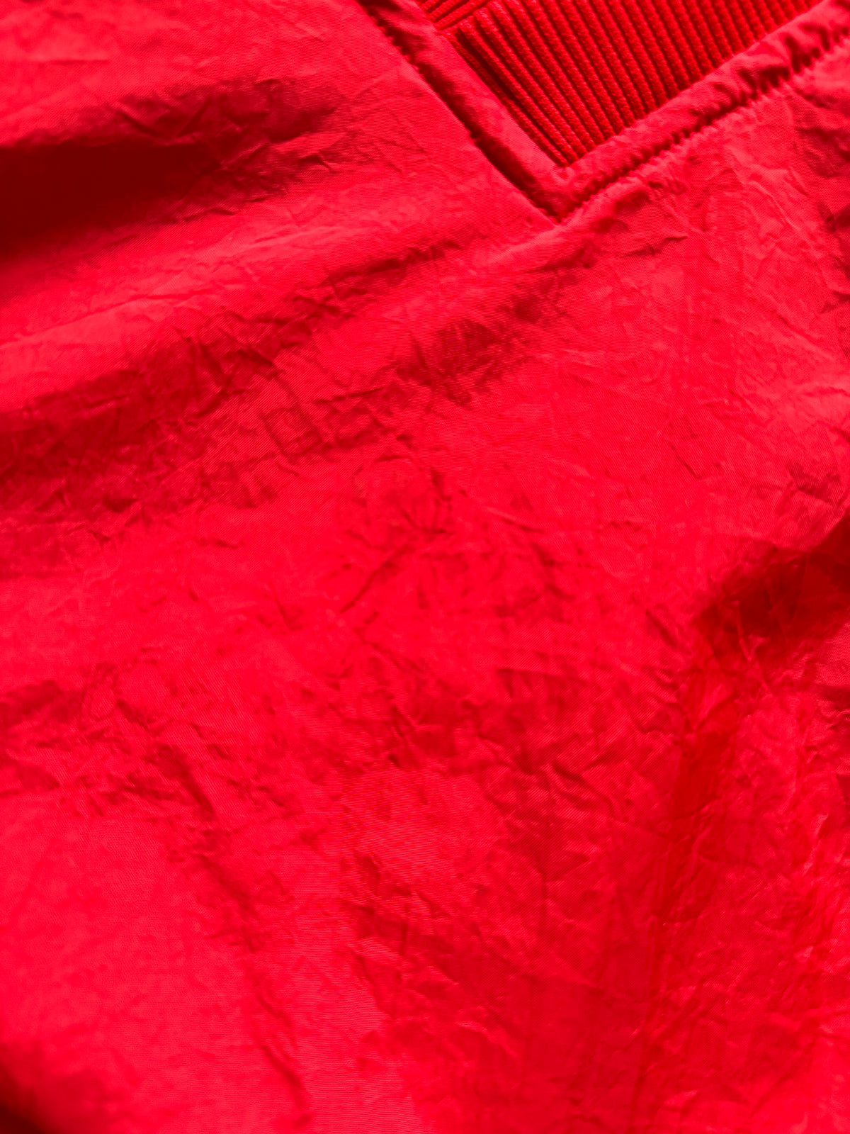 VINTAGE STARTER WISCONSIN BADGERS RED WINDBREAKER - XXL