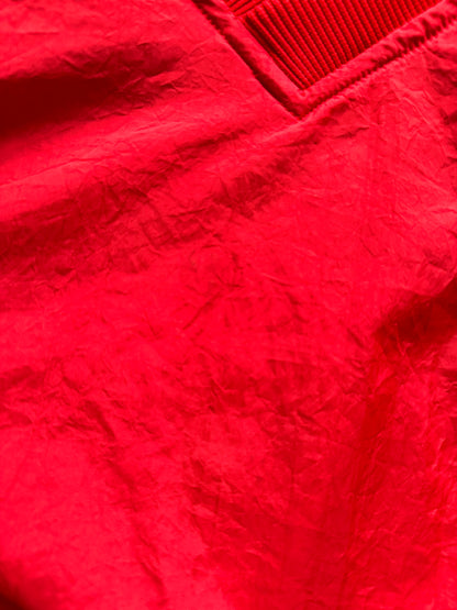 VINTAGE STARTER WISCONSIN BADGERS RED WINDBREAKER - XXL