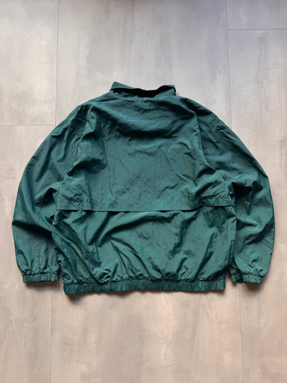 VINTAGE NIKE GREEN TRACK JACKET - L