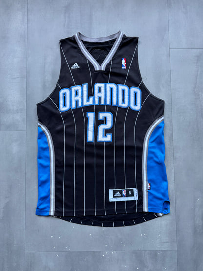 VINTAGE ADIDAS NBA ORLANDO MAGIC BLACK DWIGHT HOWARD JERSEY - S
