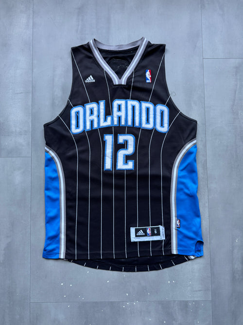 VINTAGE ADIDAS NBA ORLANDO MAGIC BLACK DWIGHT HOWARD JERSEY - S