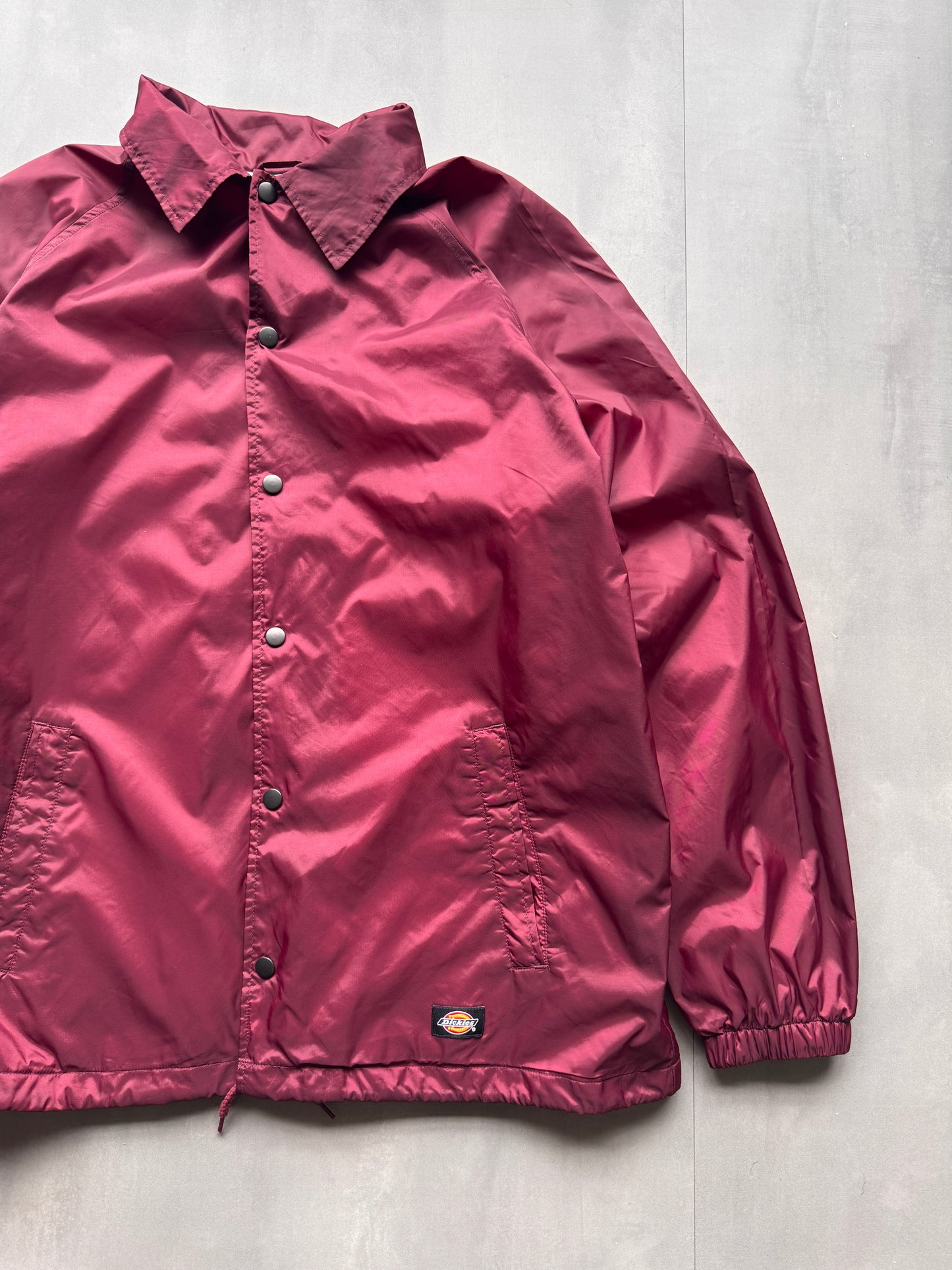 VINTAGE DICKIES LIGHTWEIGHT RED JACKET - M