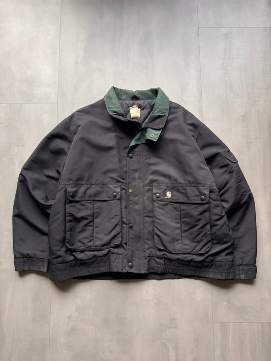 VINTAGE CARHARTT BLACK JACKET - XXL