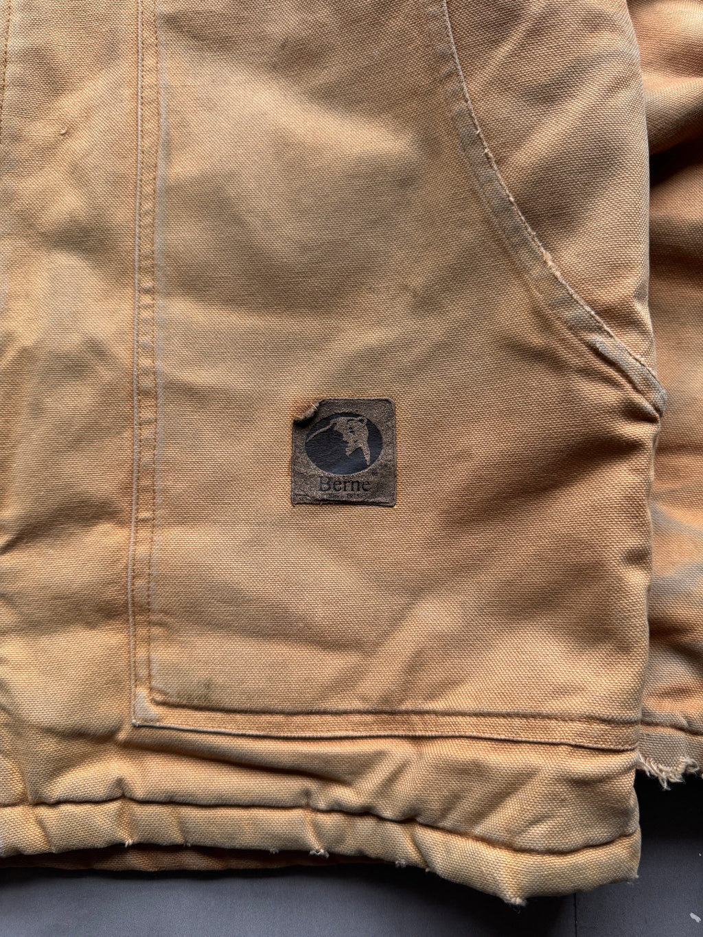 VINTAGE BERNE TAN ARCTIC JACKET - L
