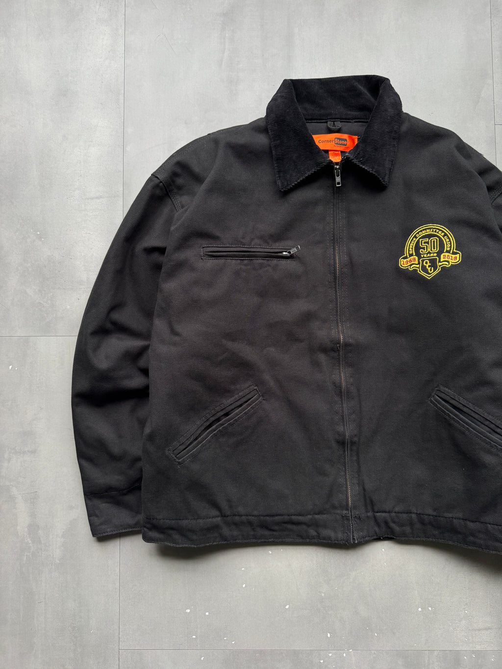 CORNERSTONE BLACK DETROIT JACKET - XL
