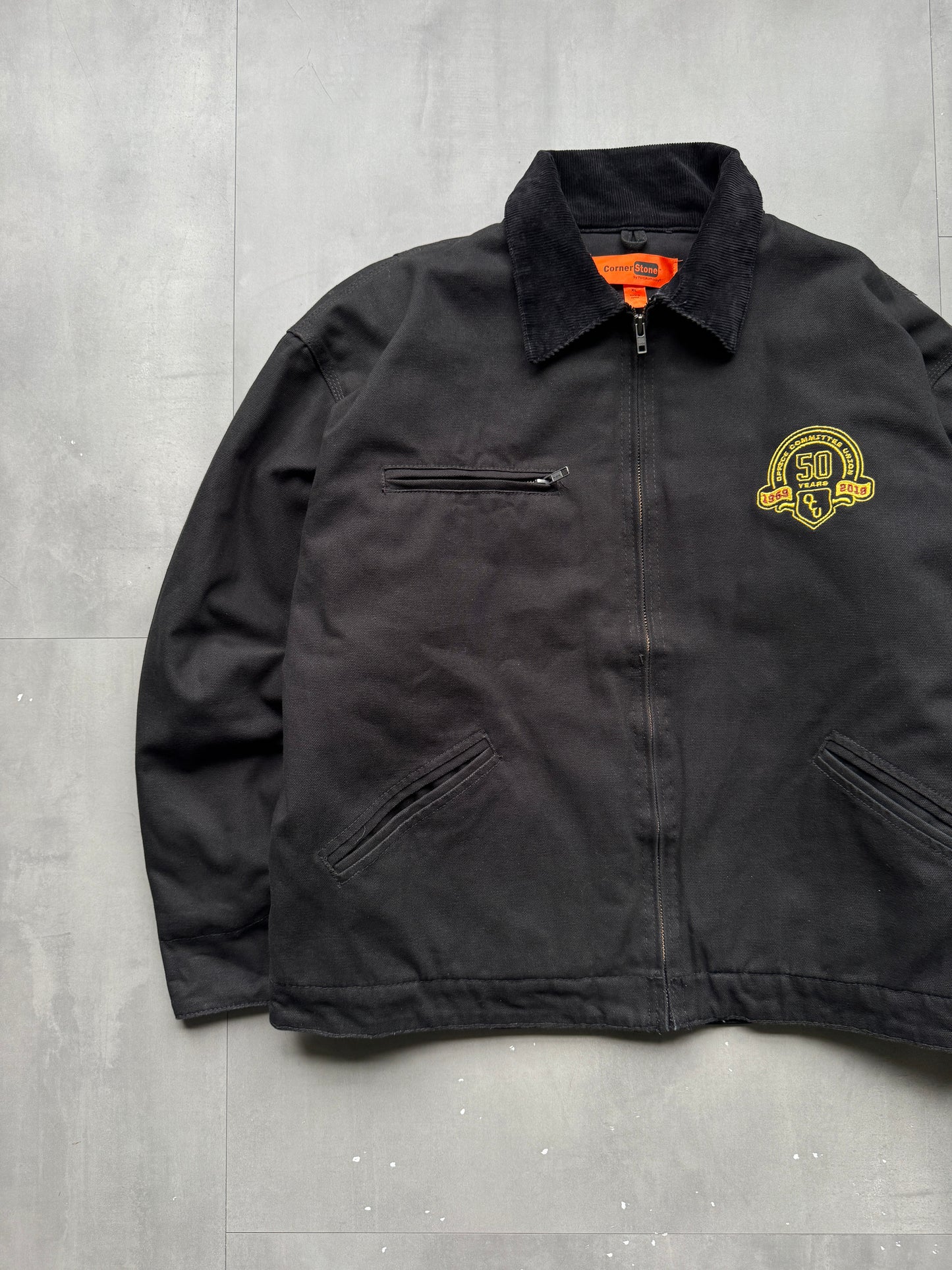 CORNERSTONE BLACK DETROIT JACKET - XL