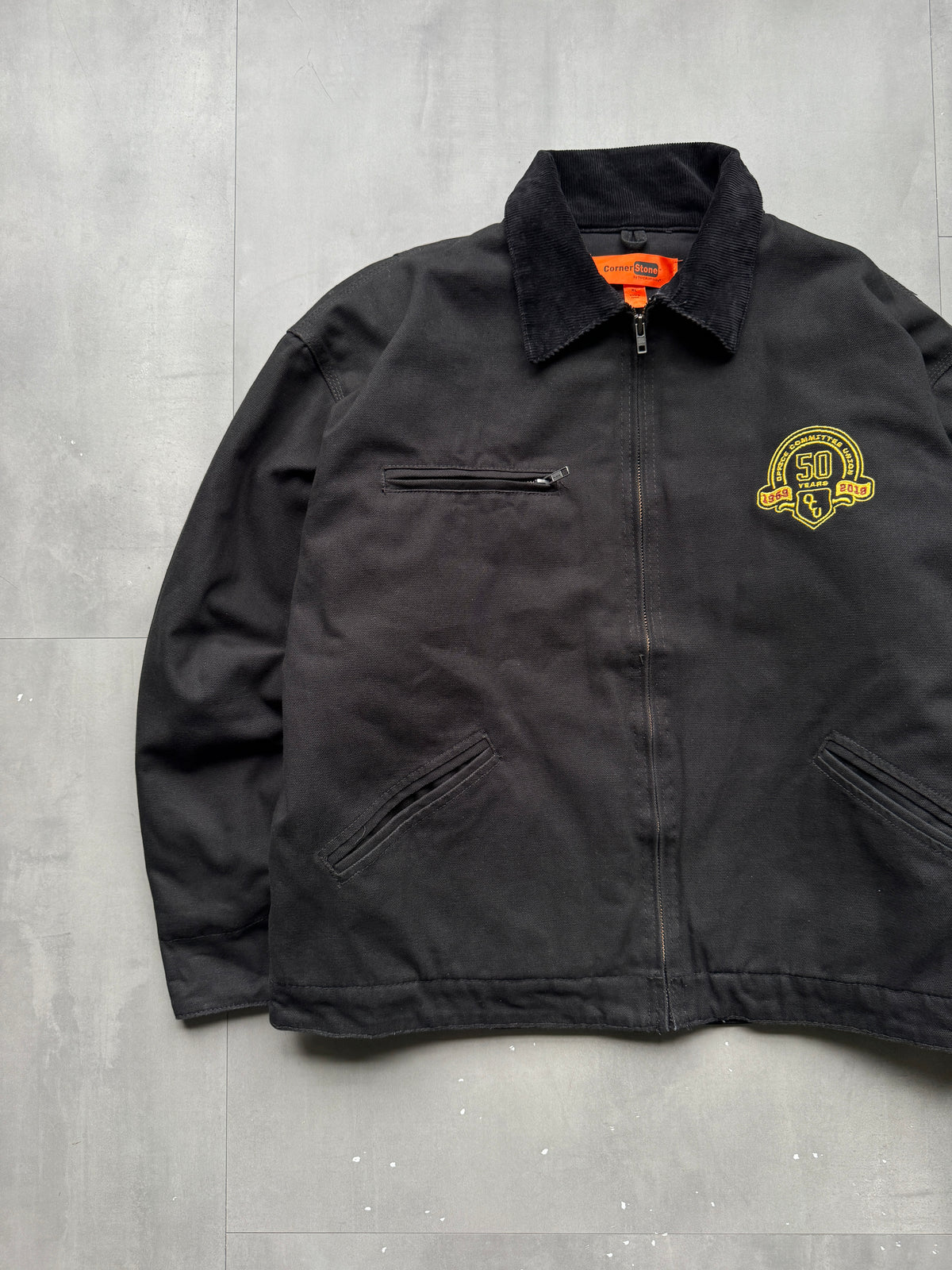 CORNERSTONE BLACK DETROIT JACKET - XL