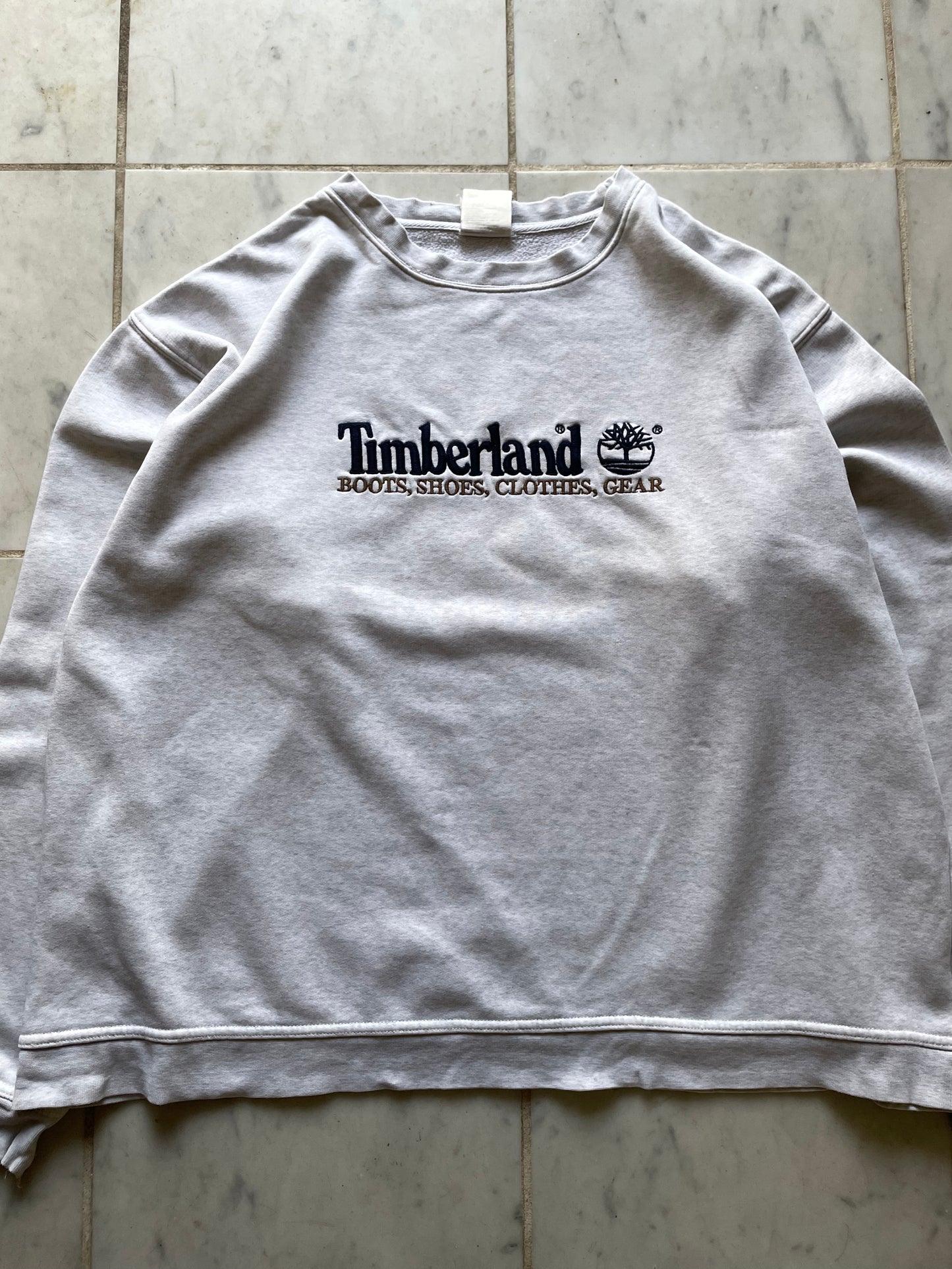 TIMBERLAND CREAM SWEATER - XLARGE