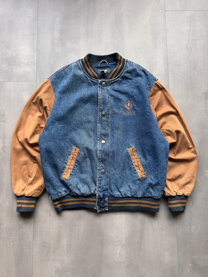 VINTAGE DUNBROOKE BASEBALL JACKET - M