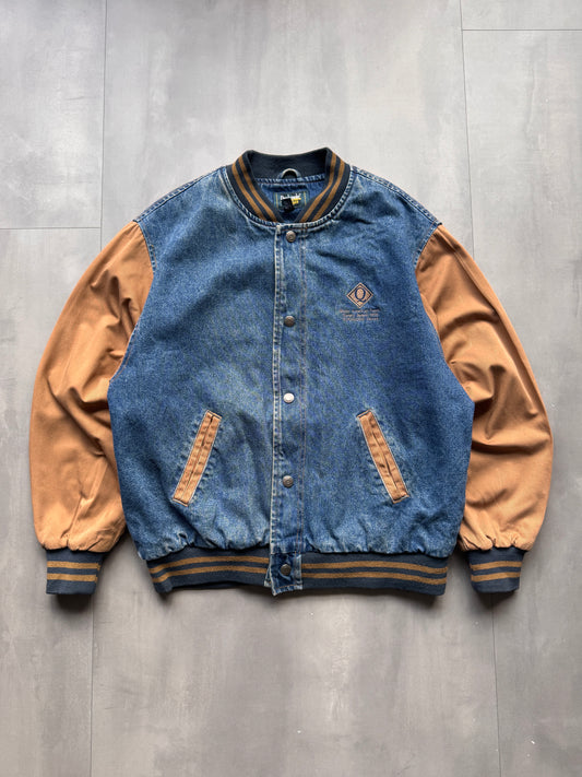 VINTAGE DUNBROOKE BASEBALL JACKET - M