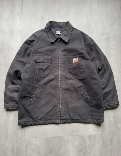 VINTAGE STEINER INDUSTRIES GREY CHORE JACKET - XL