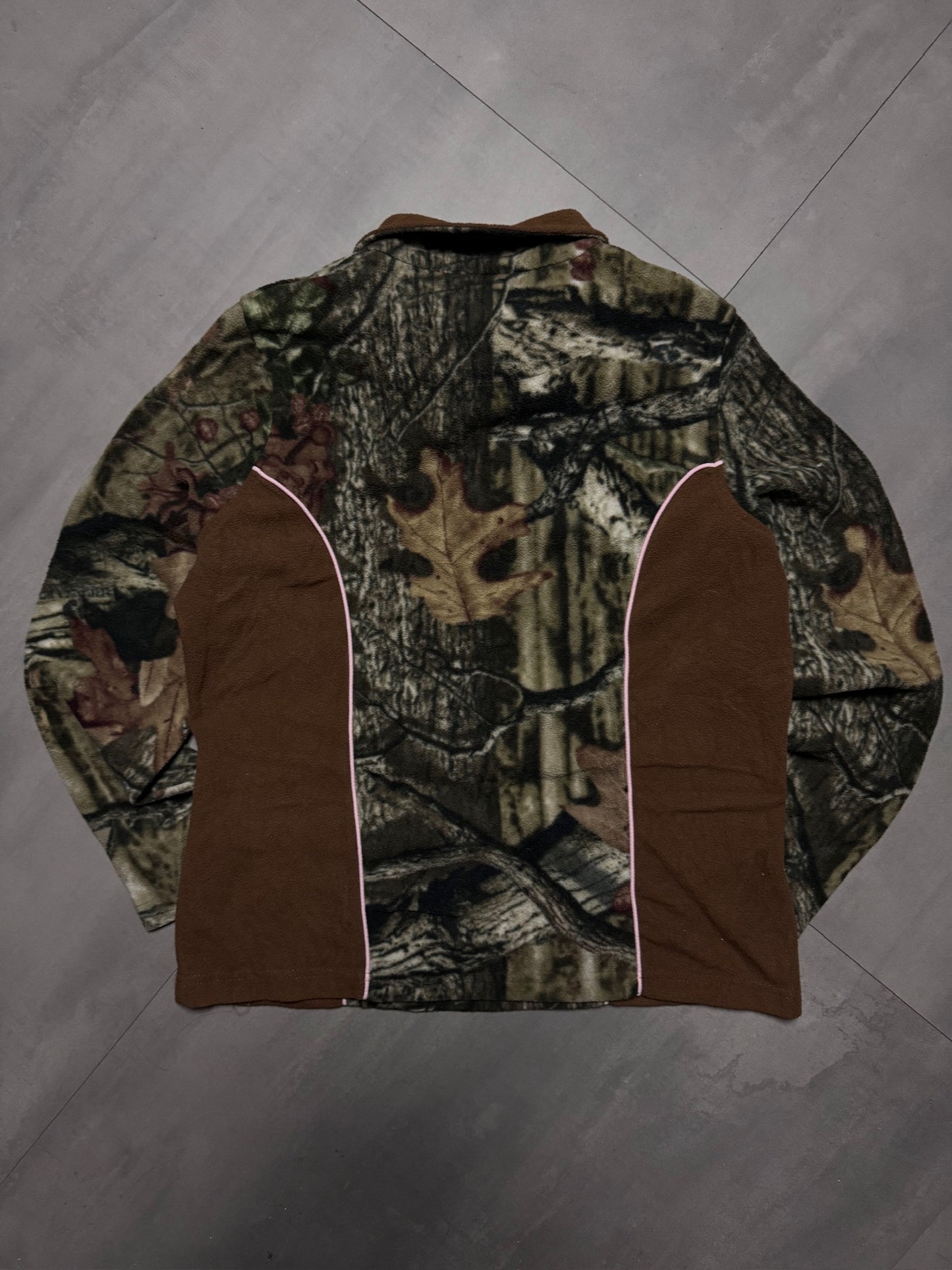 REALTREE MOSSY OAK 1/4 ZIP FLEECE - XSMALL