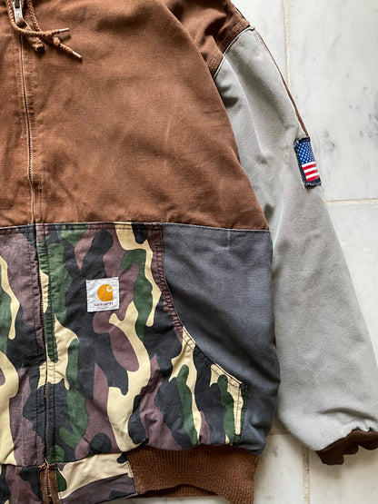 CARHARTT REWORKED MILITARY ACTIVE JACKET - XLARGE