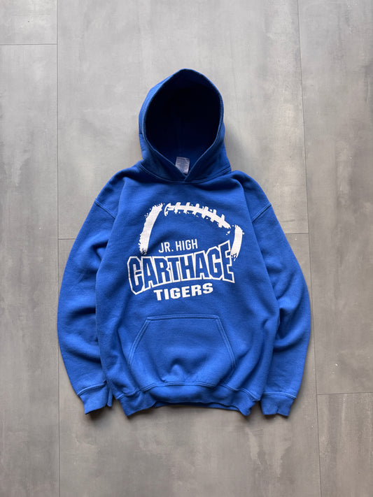 CARTHAGE TIGERS JR. HIGH BLUE HOODIE - XS