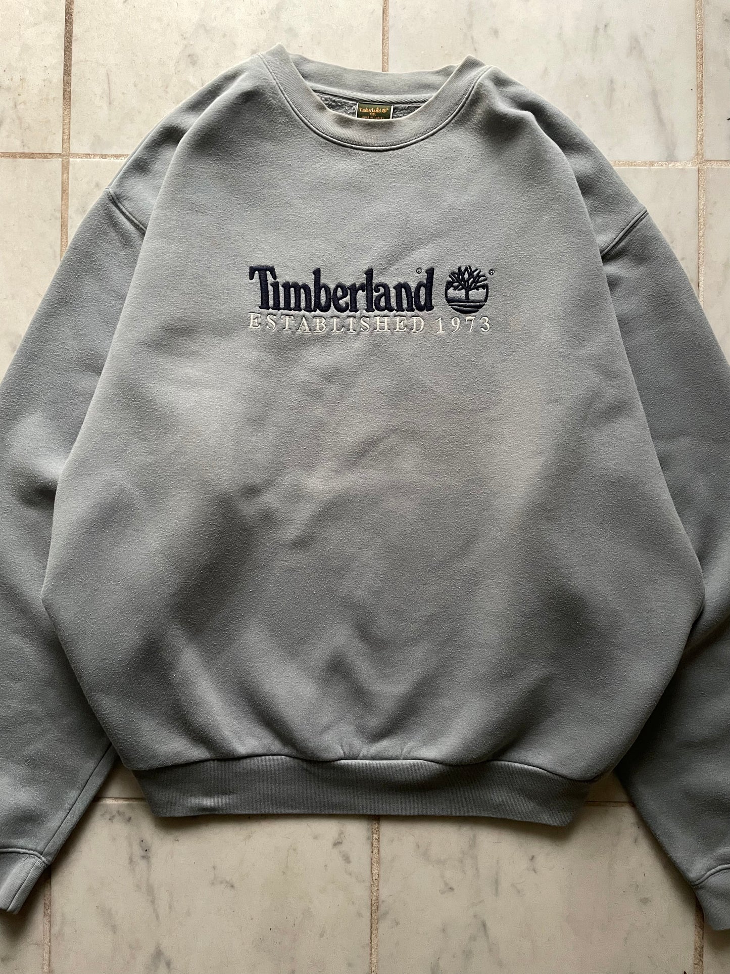 TIMBERLAND LIGHT BLUE SWEATER - XLARGE