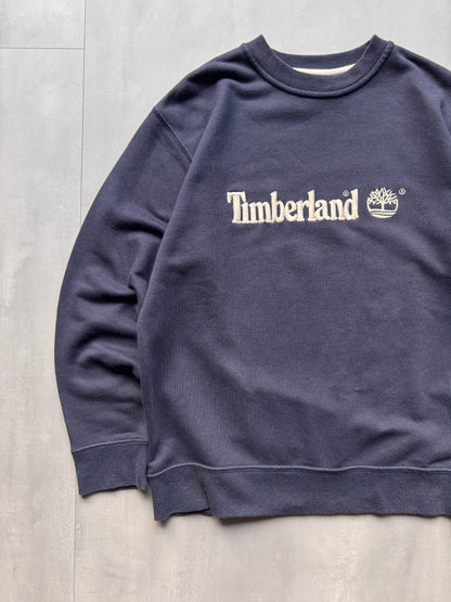 VINTAGE TIMBERLAND NAVY SWEATER - S