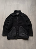 VINTAGE AVIREX U.S.A. FLIGHT GARMENT BLACK FLEECE - MEDIUM