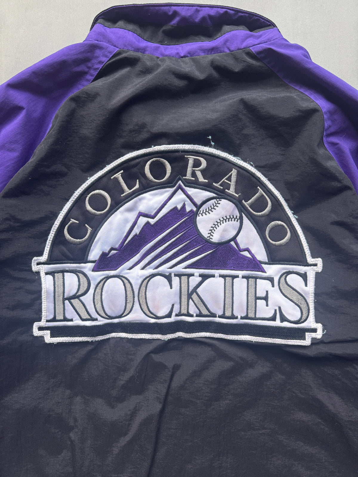 VINTAGE MLB COLORADO ROCKIES JACKET - M