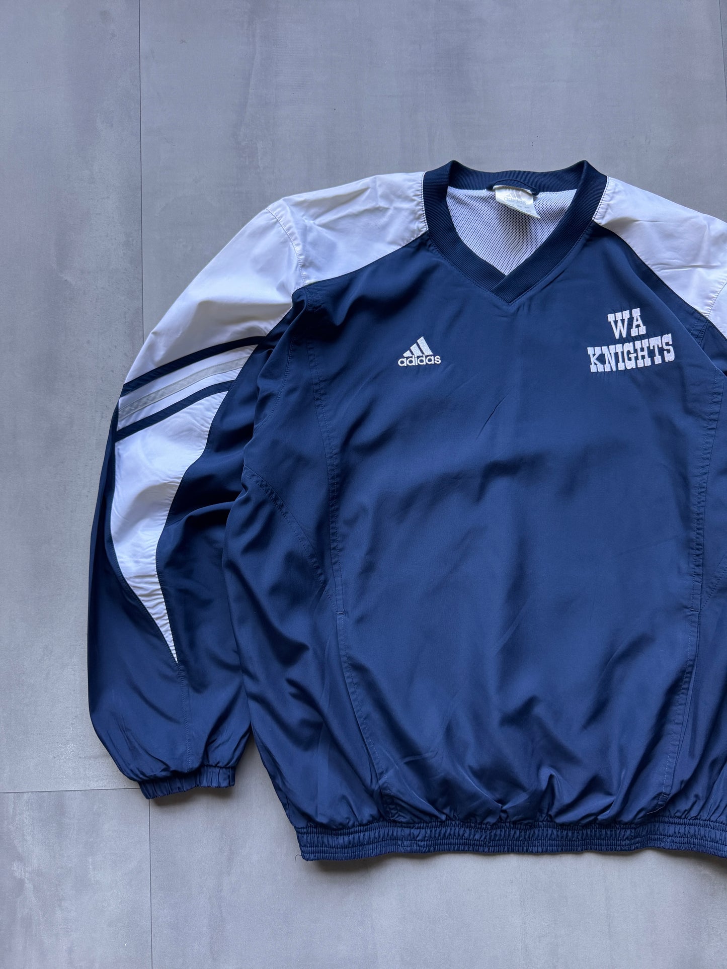 VINTAGE ADIDAS WA KNIGHTS NAVY WINDBREAKER - M