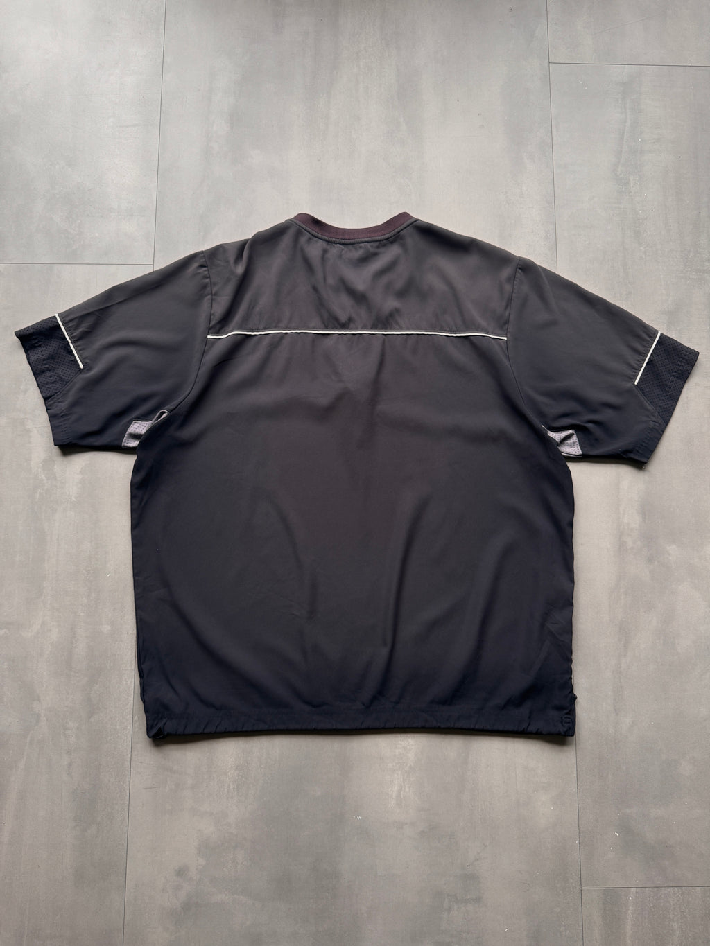 VINTAGE UNDERARMOUR NORTH CAROLINA HARDBALL BLACK SPORT TEE - L