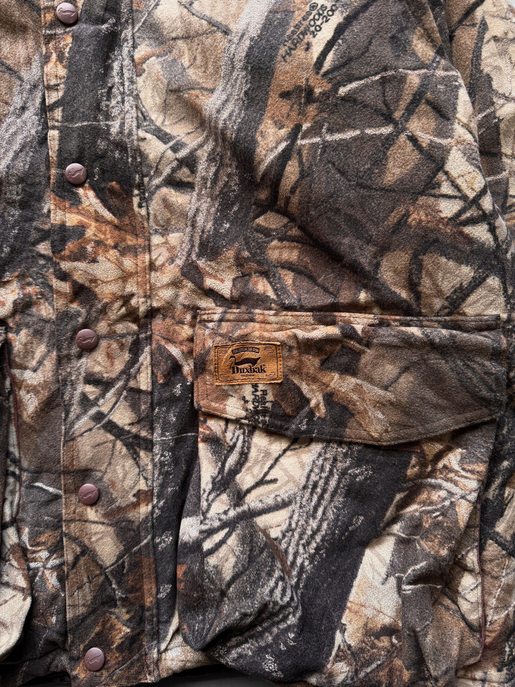 VINTAGE DUXBAK REALTREE HUNTING JACKET - LARGE