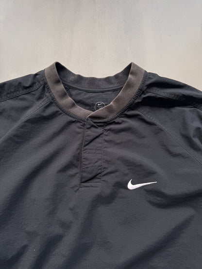 VINTAGE NIKE GOLF BLACK WINDBREAKER - L